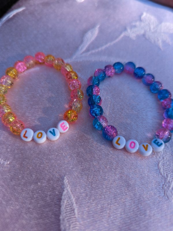 Pink Lemonade LOVE Bracelet - Image 2