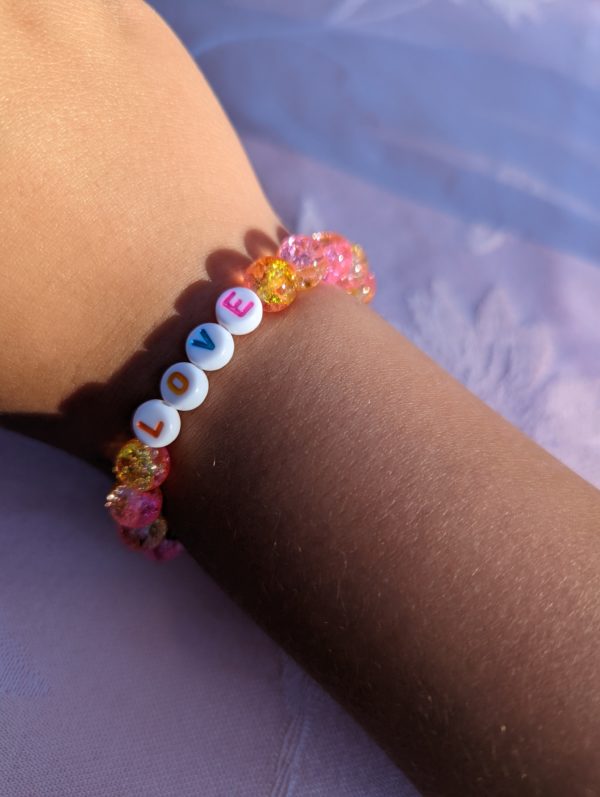 Pink Lemonade LOVE Bracelet